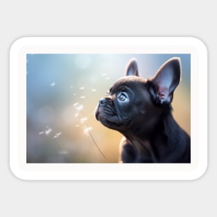 French Bulldog Dog Pet Animal Tranquil Sticker